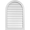 Ekena Millwork Round Top Surface Mount PVC Gable Vent w/ 2"W x 2"P Brickmould Sill Frame, 22"W x 34"H GVPRT22X3403SN - alternate 1